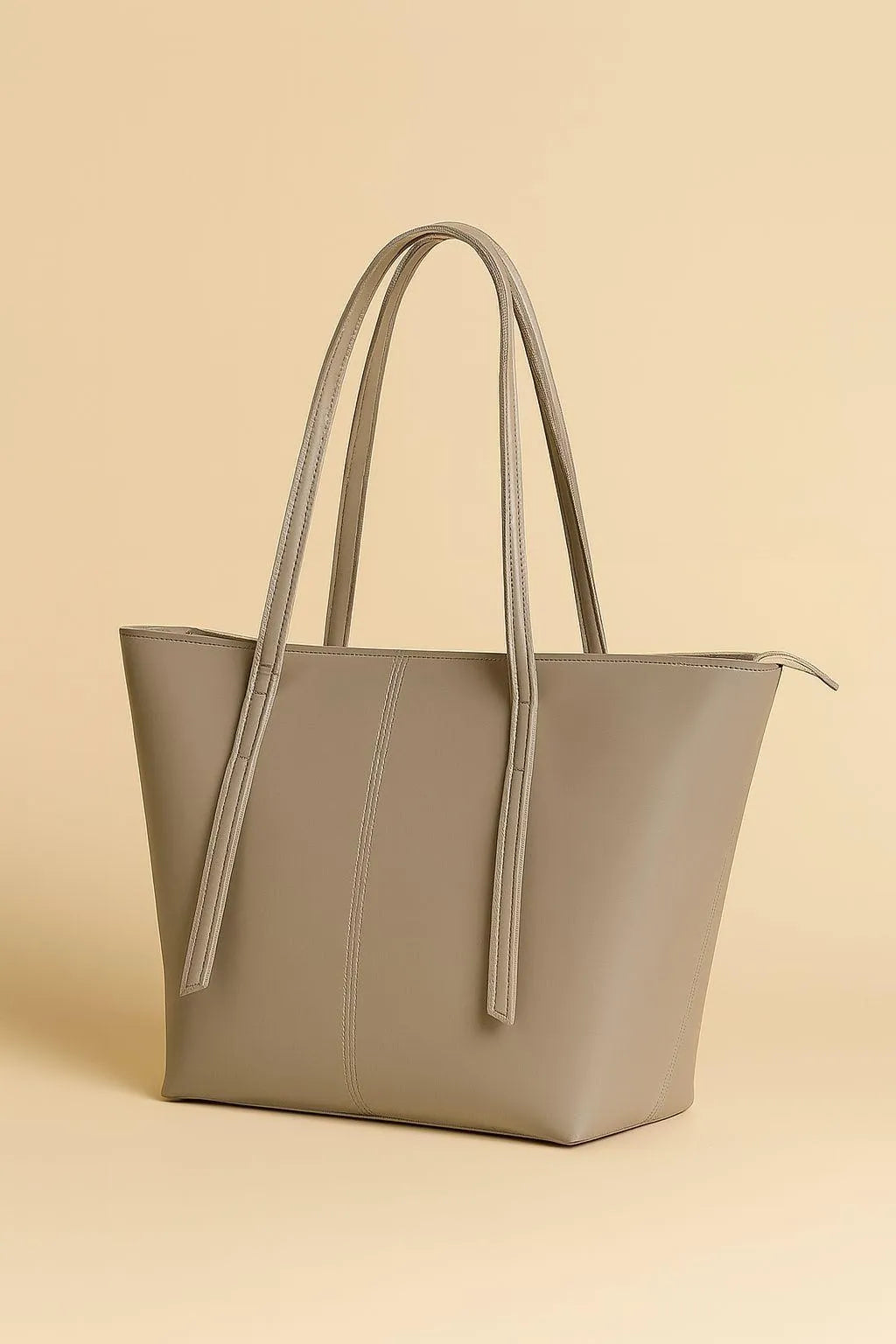 Brown Rexine Tote Bag for Girls
