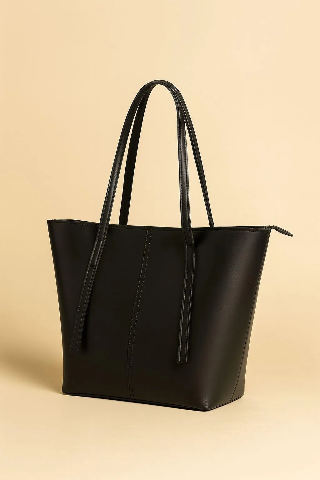 Brown Rexine Tote Bag for Girls